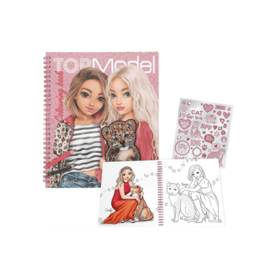 Topmodel книжка за оцветяване  Leoheart