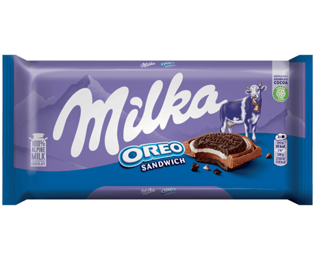 Шоколад Milka Oreo сандвич 92 гр