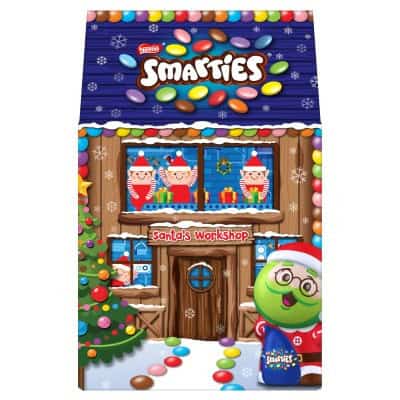 Коледна къщичка Smarties с дражета 98гр