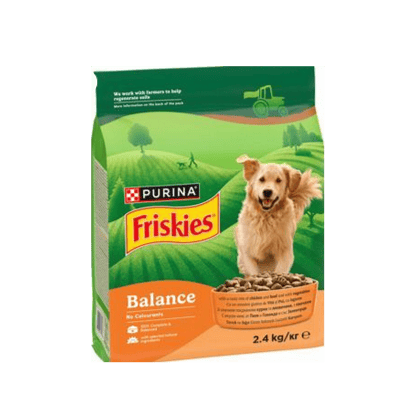 Храна Friskies пиле и зеленчуци 2,4 кг