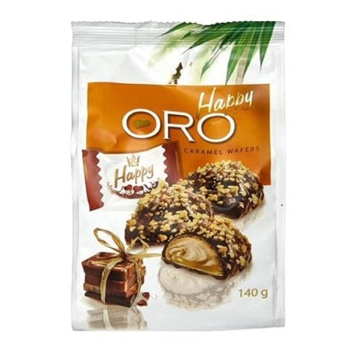 Ш.б.happy oro карамел 140гр