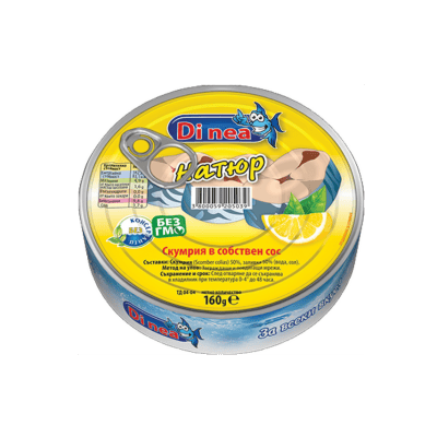 Скумрия Di nea в собствен сос 160 гр