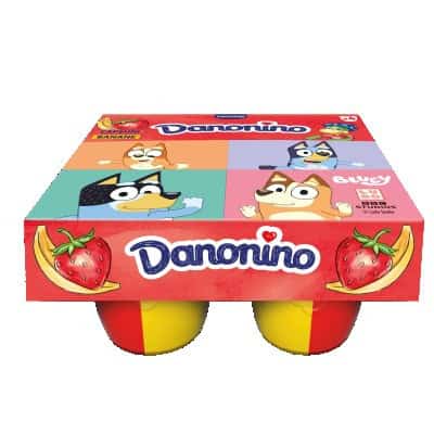 Данонино дуо ягода/банан 4х95г 