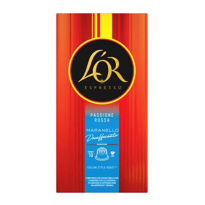 Кафе L`OR Maranello Decaf капсули, 10 броя