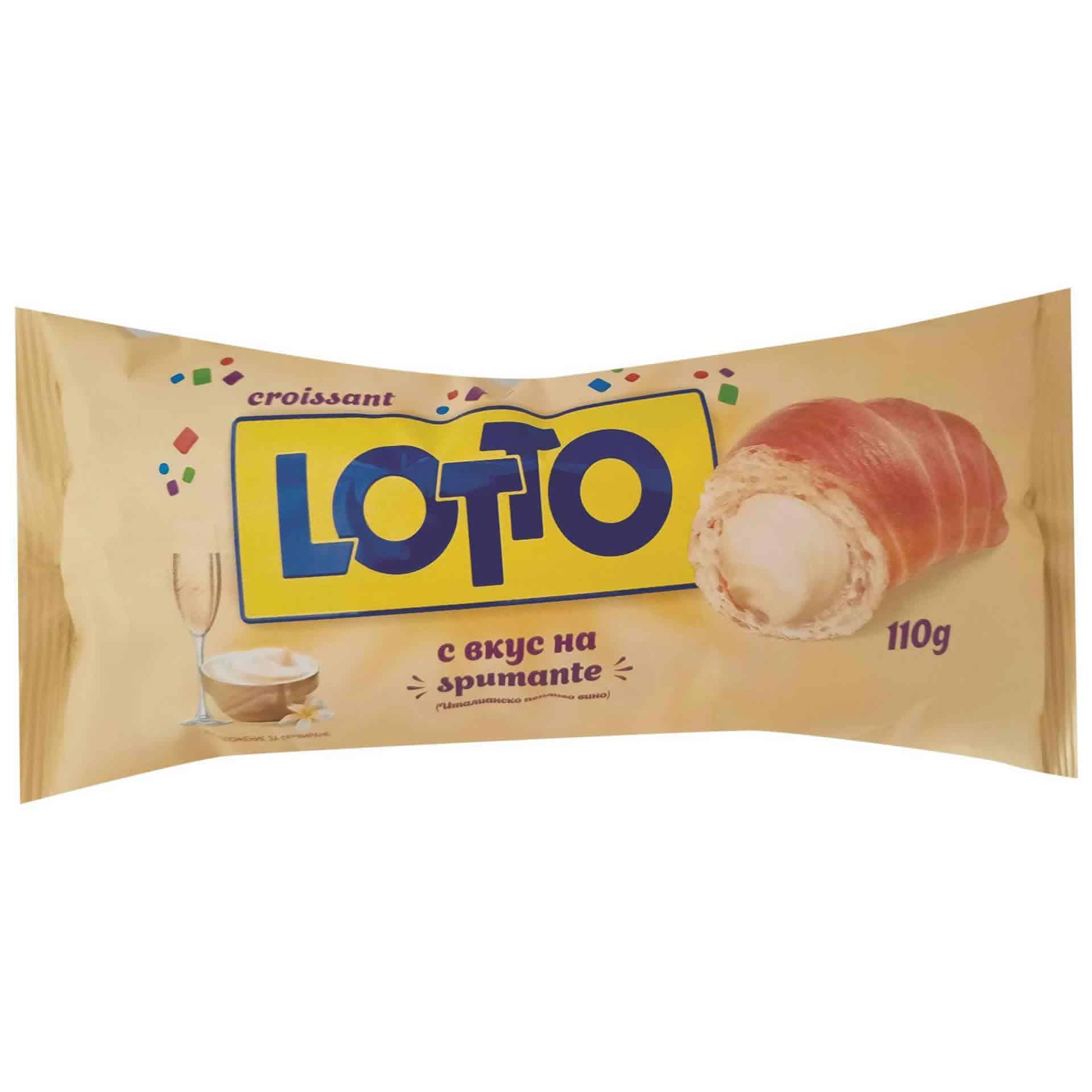 Кроасан Lotto с вкус Spumante 110 гр