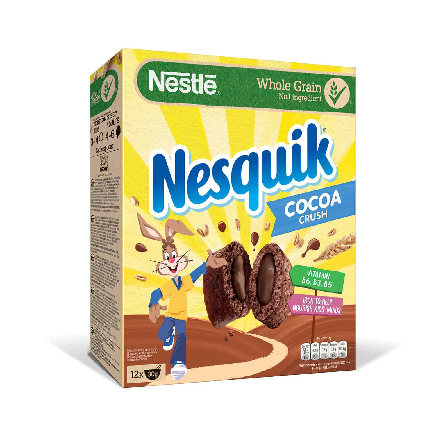 Зърнена закуска Nesquik crush 360 гр