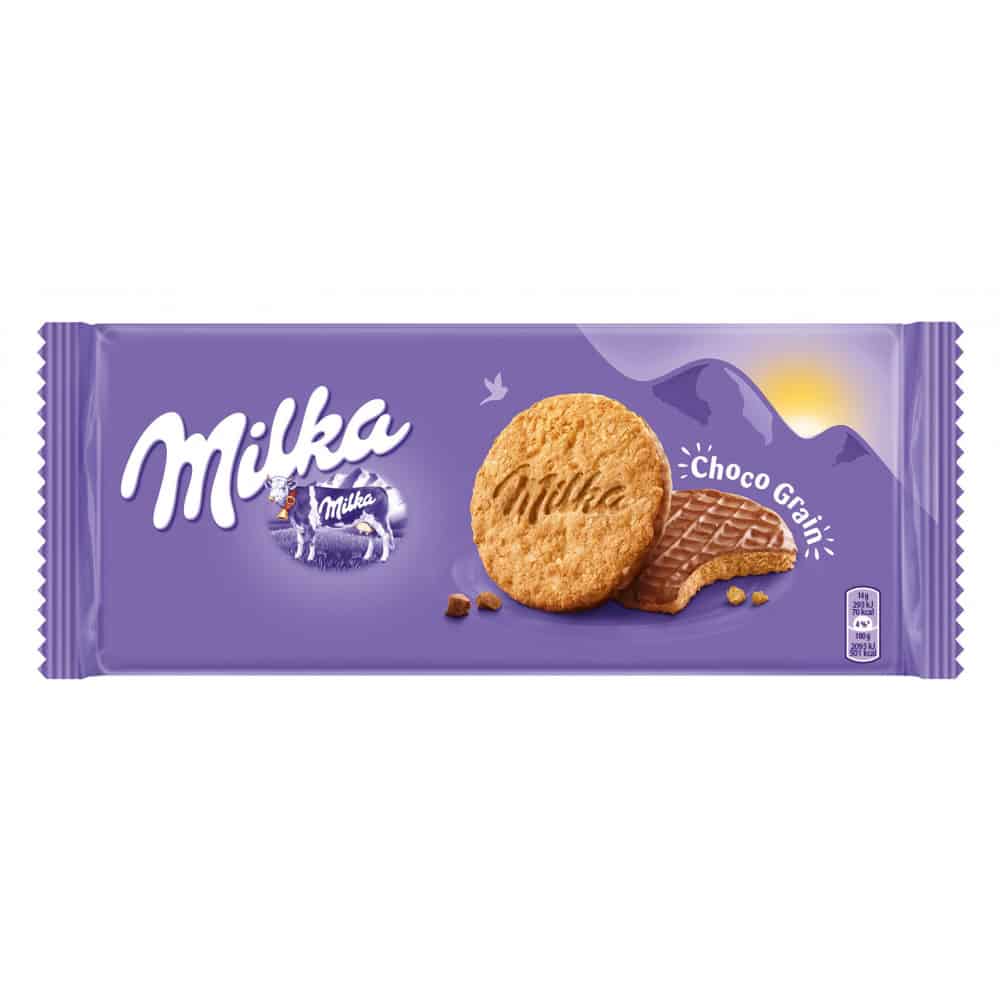 Бисквити Milka Пълнозърнести 126гр