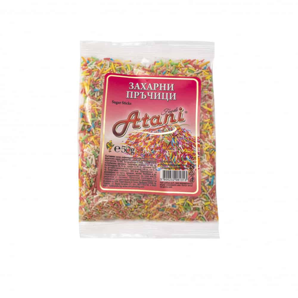 Захарни пръчици микс Атани 50гр