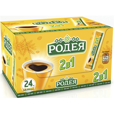 Инстантно кафе Родея 2в1 10 гр