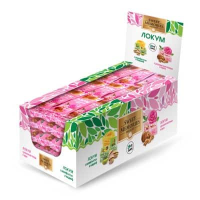 Локум sweet memories орех/роз.л-ца 30гр