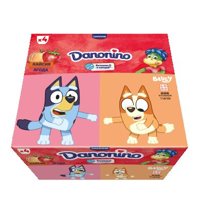 Danonino Ягода/Кайсия 4х50гр