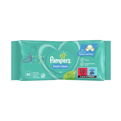Влажни кърпи Pampers Фреш 80бр