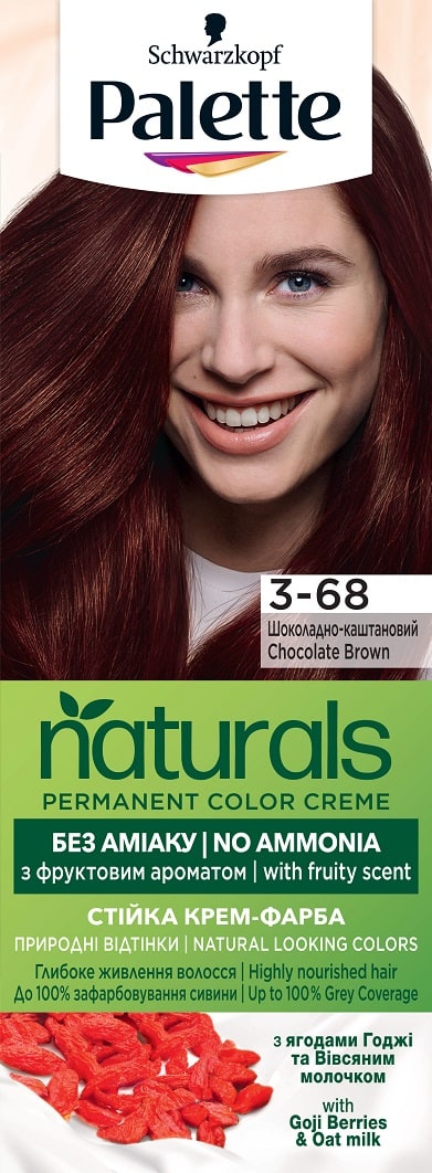 Боя за коса Palette Naturals 3-68 Ш. Кафяв