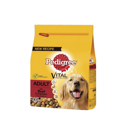 Храна Pedigree говеждо и птиче суха 500гр