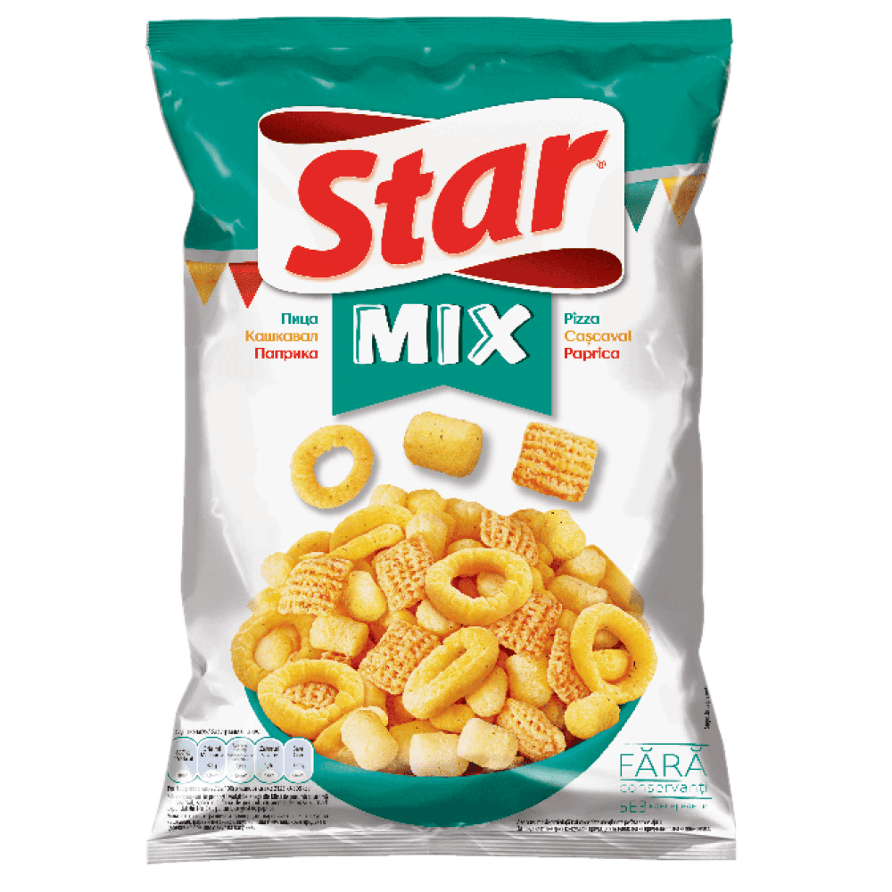 Снакс Star Mix с пица 90гр