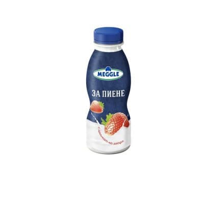 Мляко за пиене Meggle с ягода в бут.330мл