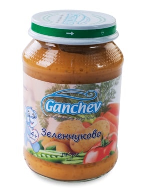 Пюре Ganchev Зеленчуково 190гр