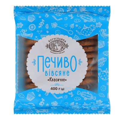 Овесени бисквити класик 400гр богуславна