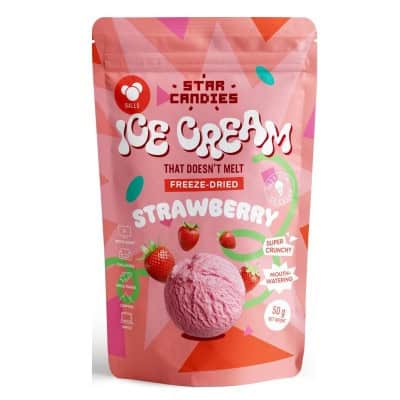 Сух сладолед Star Candies ягода топки 50гр