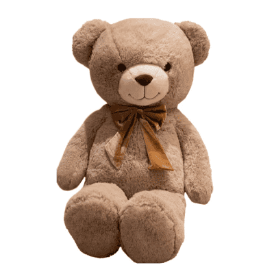 Плюшено мече с кадифена панделка 120см