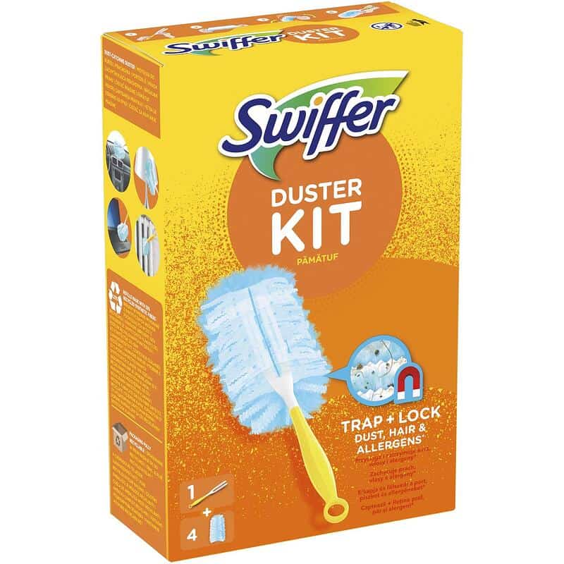 К-т Swiffer за прах+дръжка+консуматив 4бр