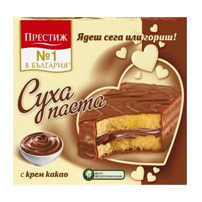 Суха паста Престиж с какаов крем 300гр