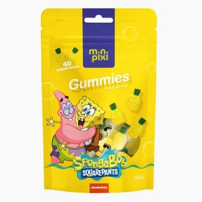 Б-ни жел.mini pixi sponge bob 4d 80гр