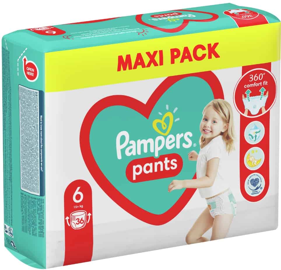 Гащички Pampers VPP S6 6 XL 36 бр