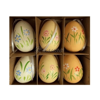К-т великденски яйца pvc 6бр