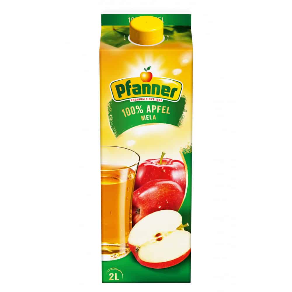 Натурален сок Pfanner с 100% ябълка 2л
