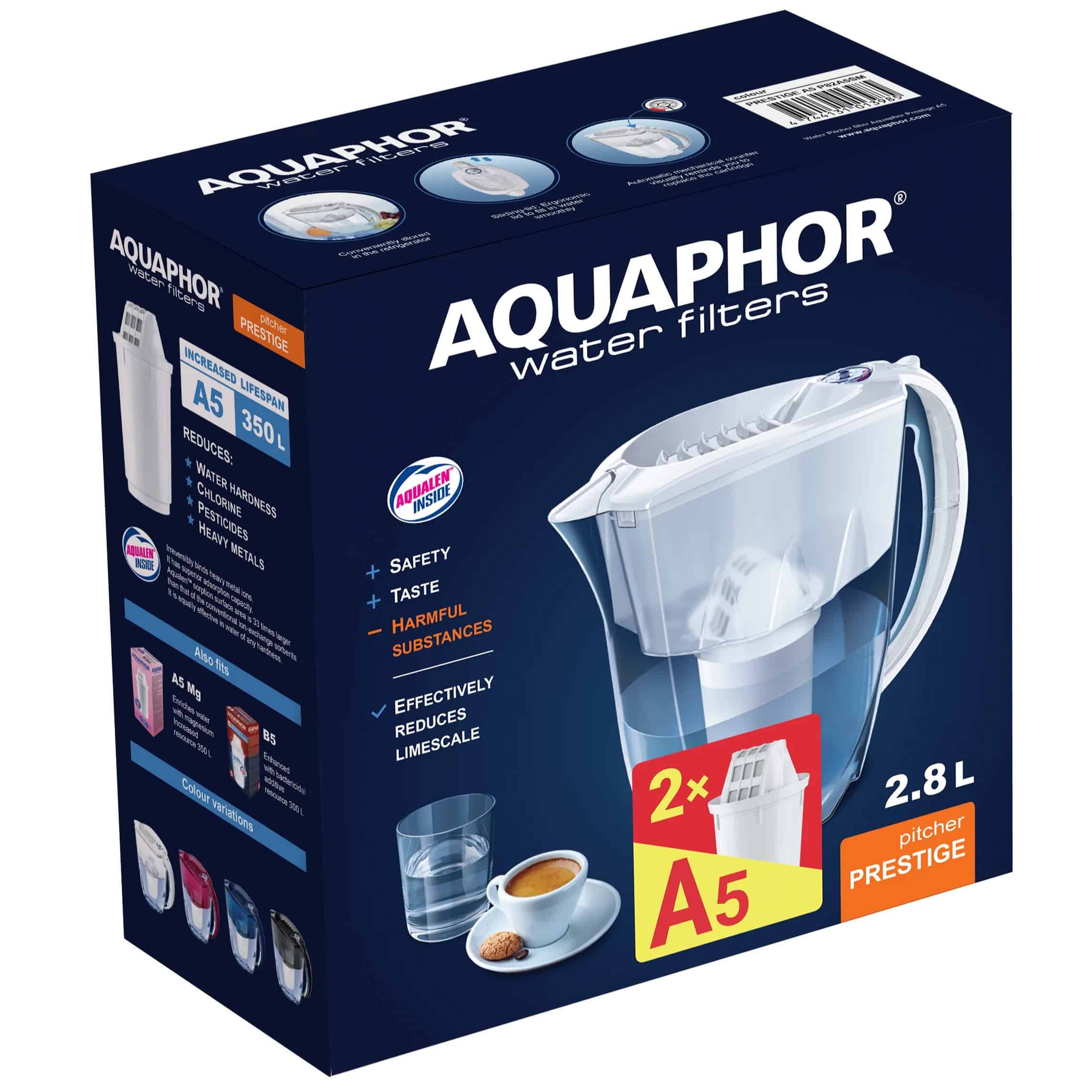 Кана филтр.Aquaphor а5 синя с 2 филтъра