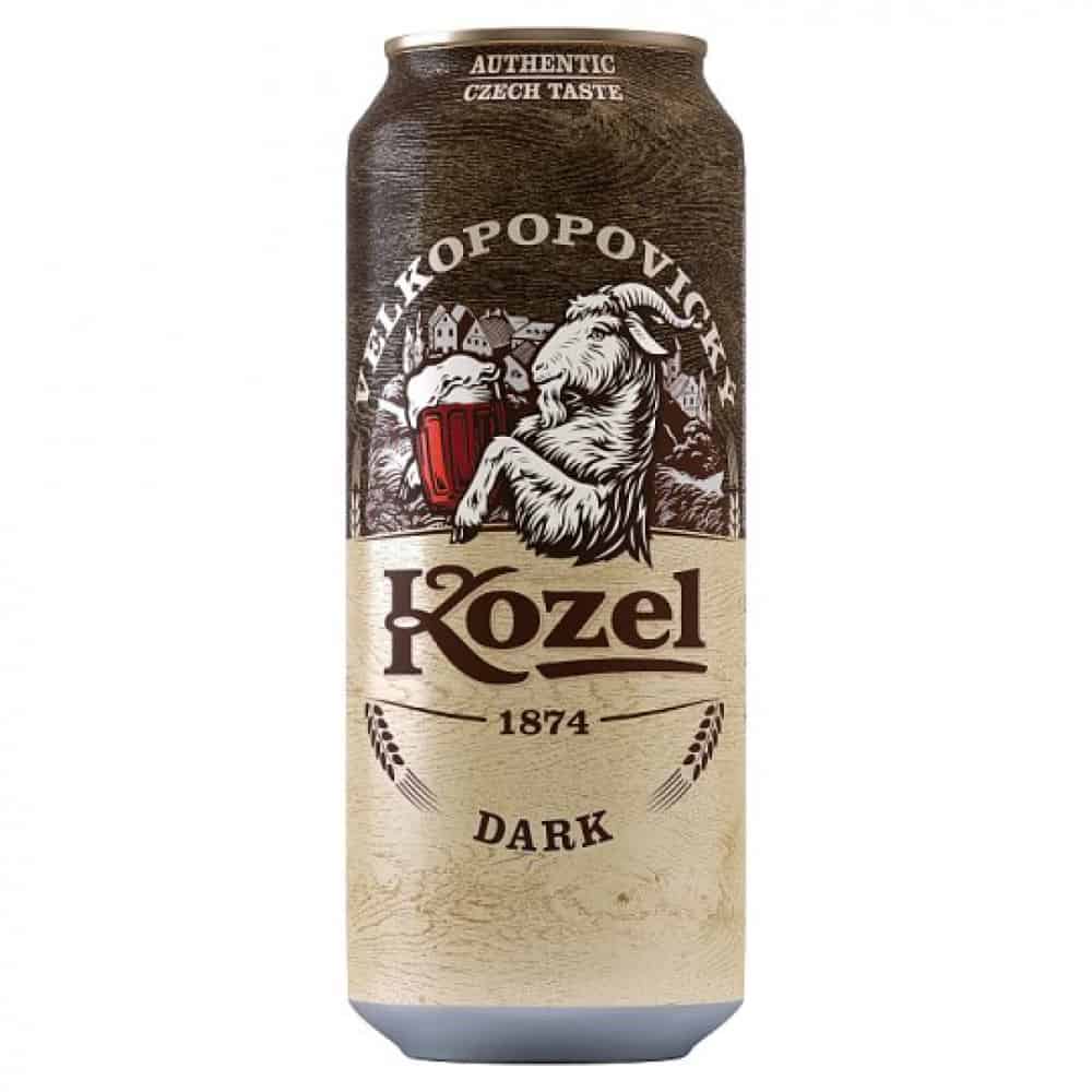 Бира Kozel Dark кен 0.5л