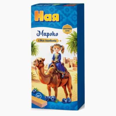 Вафли ная боровинка 21/450гр