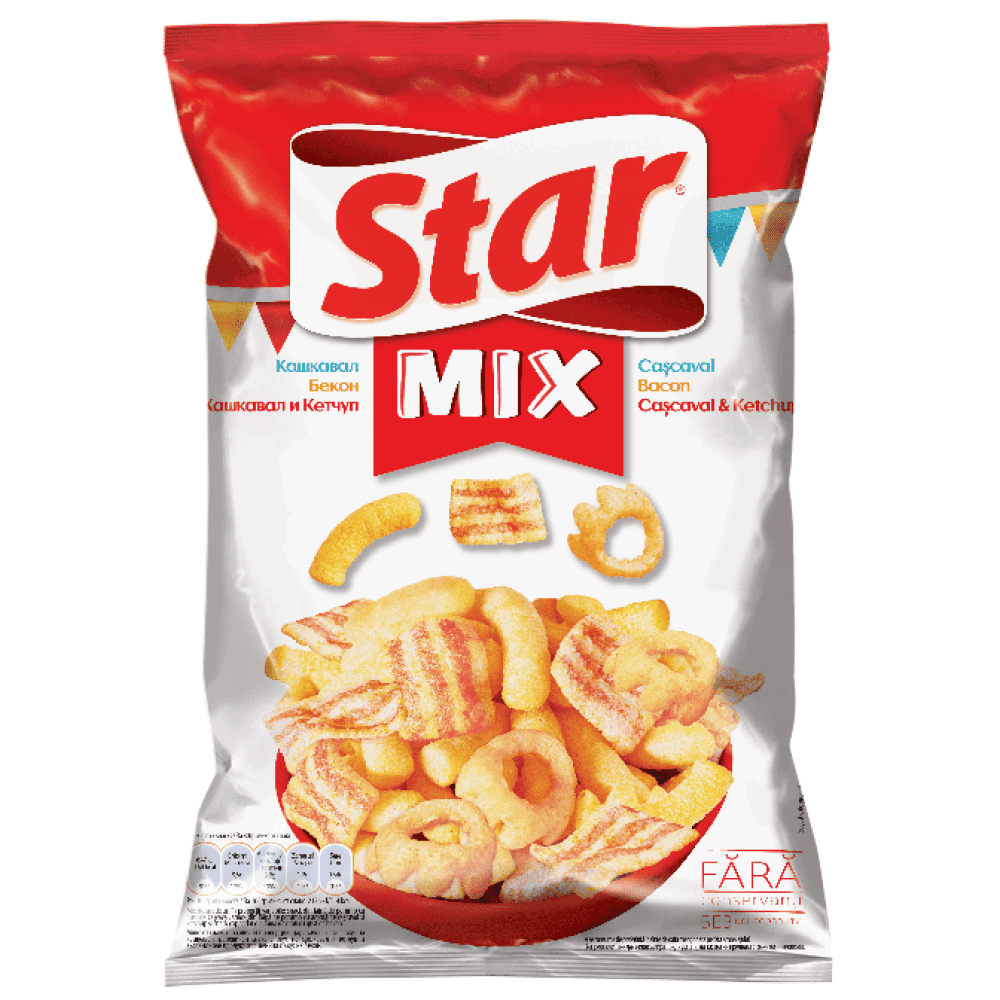 Снакс Star Mix със сирене 90 гр