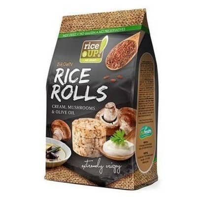 Бисквити Rice up, сметана и гъби 50 гр.