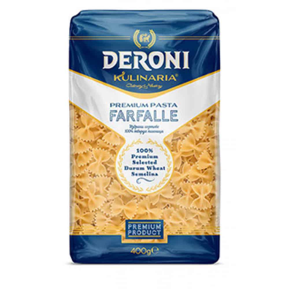 Макарони Deroni Farfalle 400 гр. 