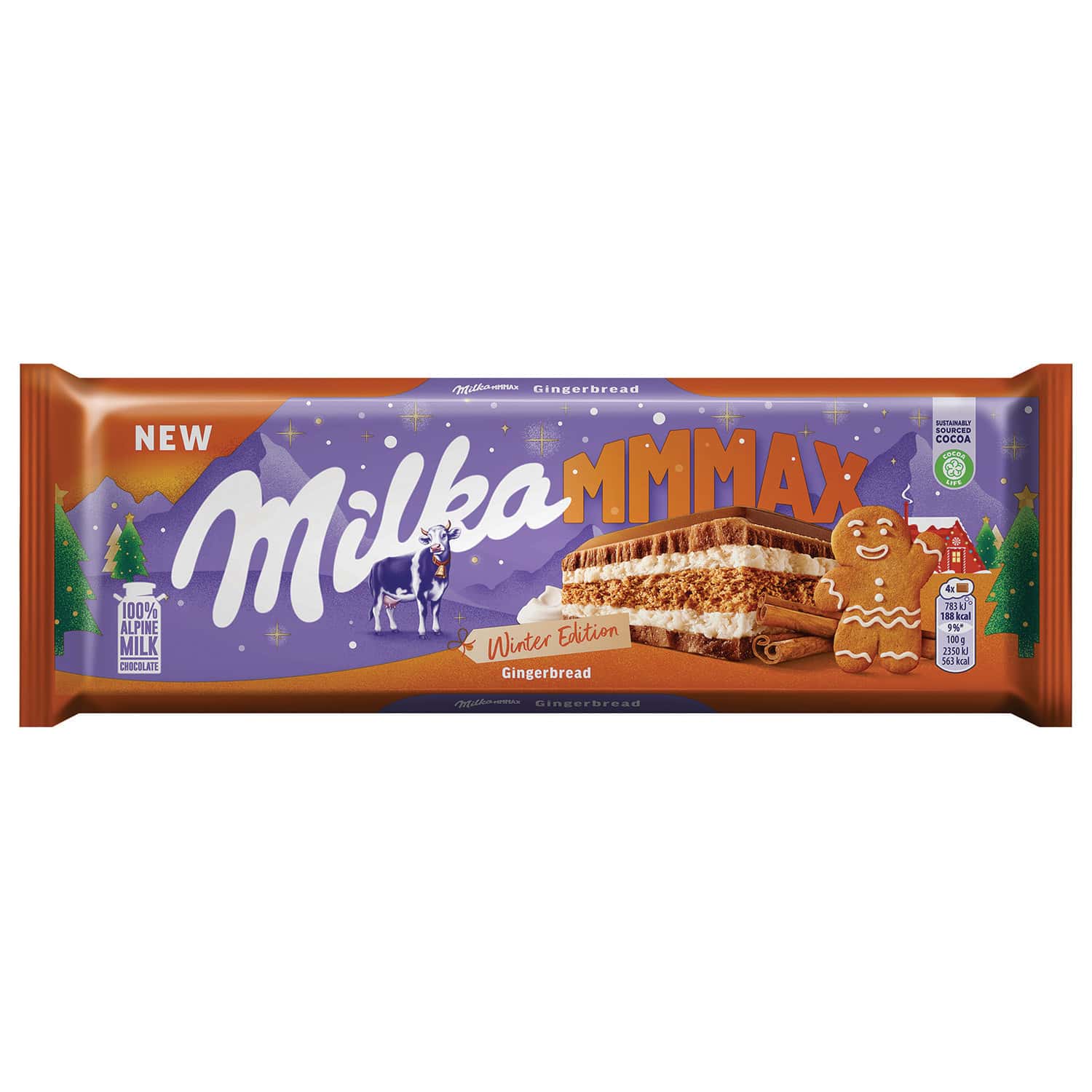 Шоколад Milka Джинджифилова Бисквита 300гр