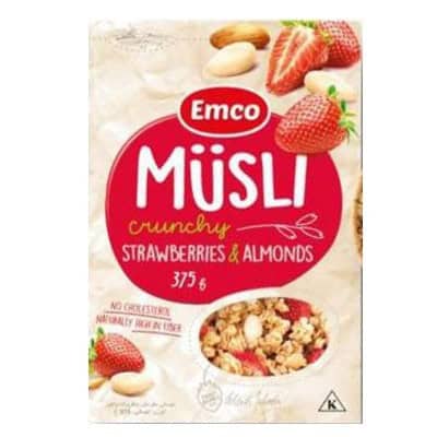 Мюсли Emco Crunchy Ягоди и Бадеми 375гр