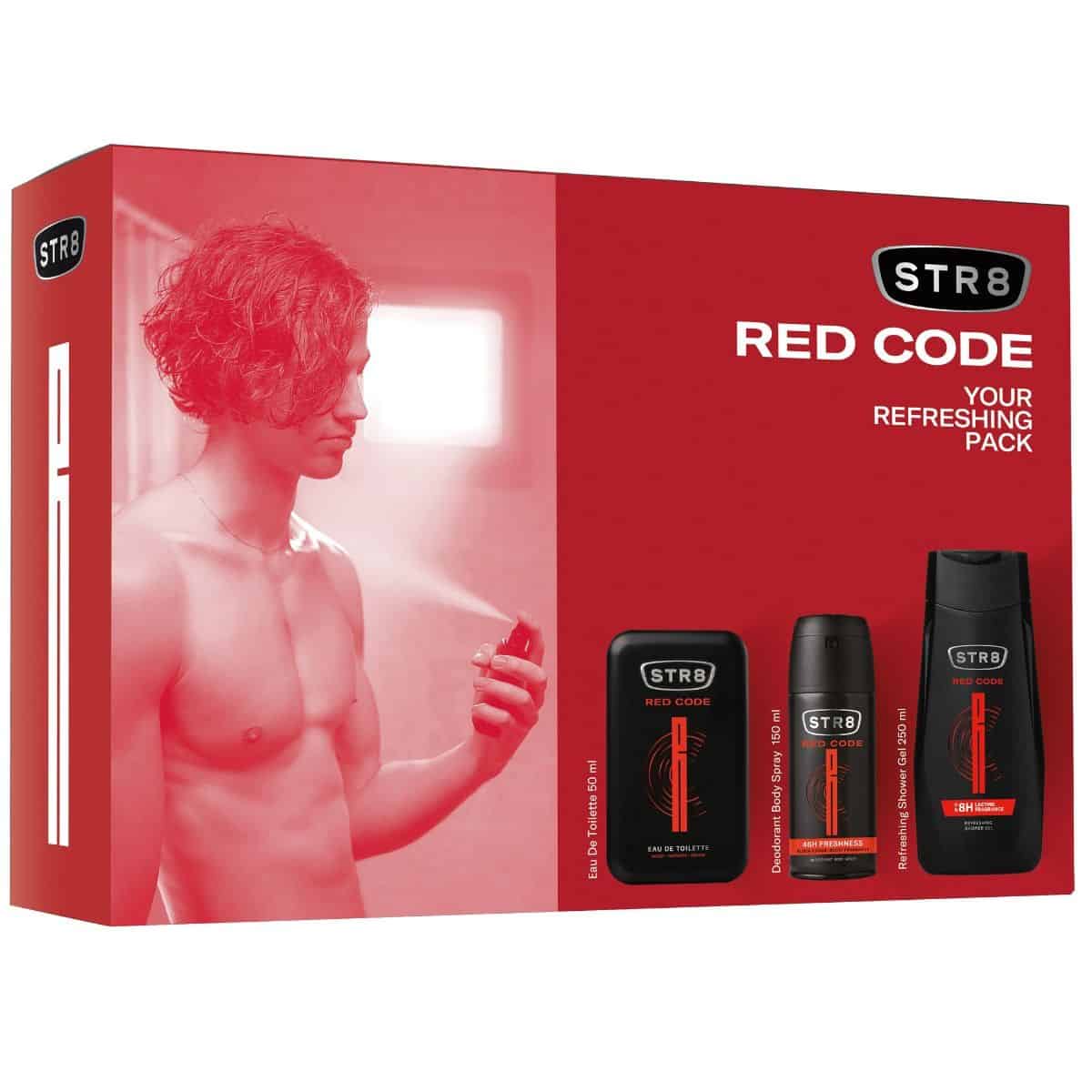 К-т STR8 Red Code ЕДТ50мл/Део/душ гел