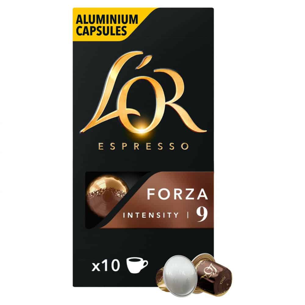 Nespresso съвм.капсули L`OR Forza 10 бр 