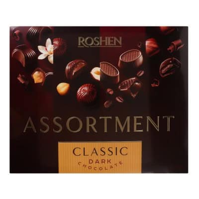 Асорти от тъмни шок.бонбони Roshen 154гр