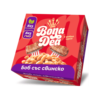 Боб със свинско Бона деа 300гр