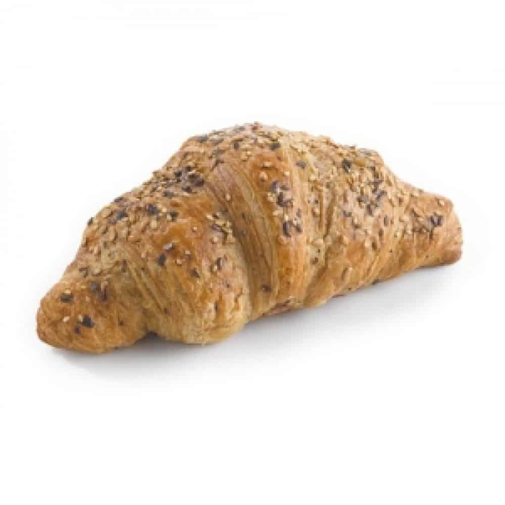 Френски пълнозърнест кроасан с масло 75 гр