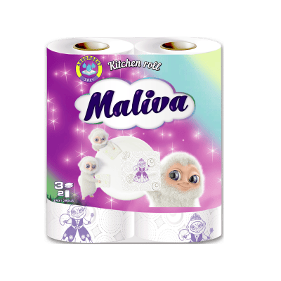 Кухненска хартия Maliva 3пл / 2 бр