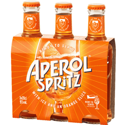 Aperol Spritz готов за сервиране 3х0.2л
