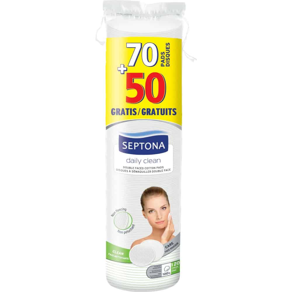 Тампони за грим Septona двулиц. 70+50 бр