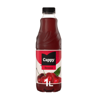 Плодова напитка Cappy вишна 1л PET