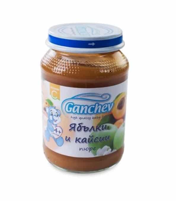 Пюре Ганчев Ябълки и Кайсии 190гр