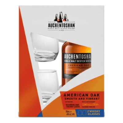 Уиски Auchentoshan AmericanOAK 0.7л +2чаши