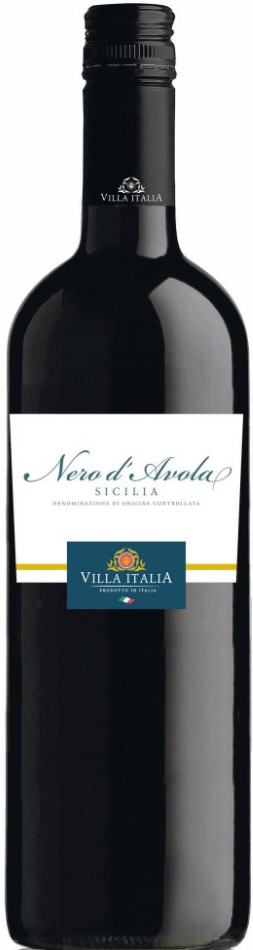 Черв. вино Villa Italia Nero d`Avola 0.75л